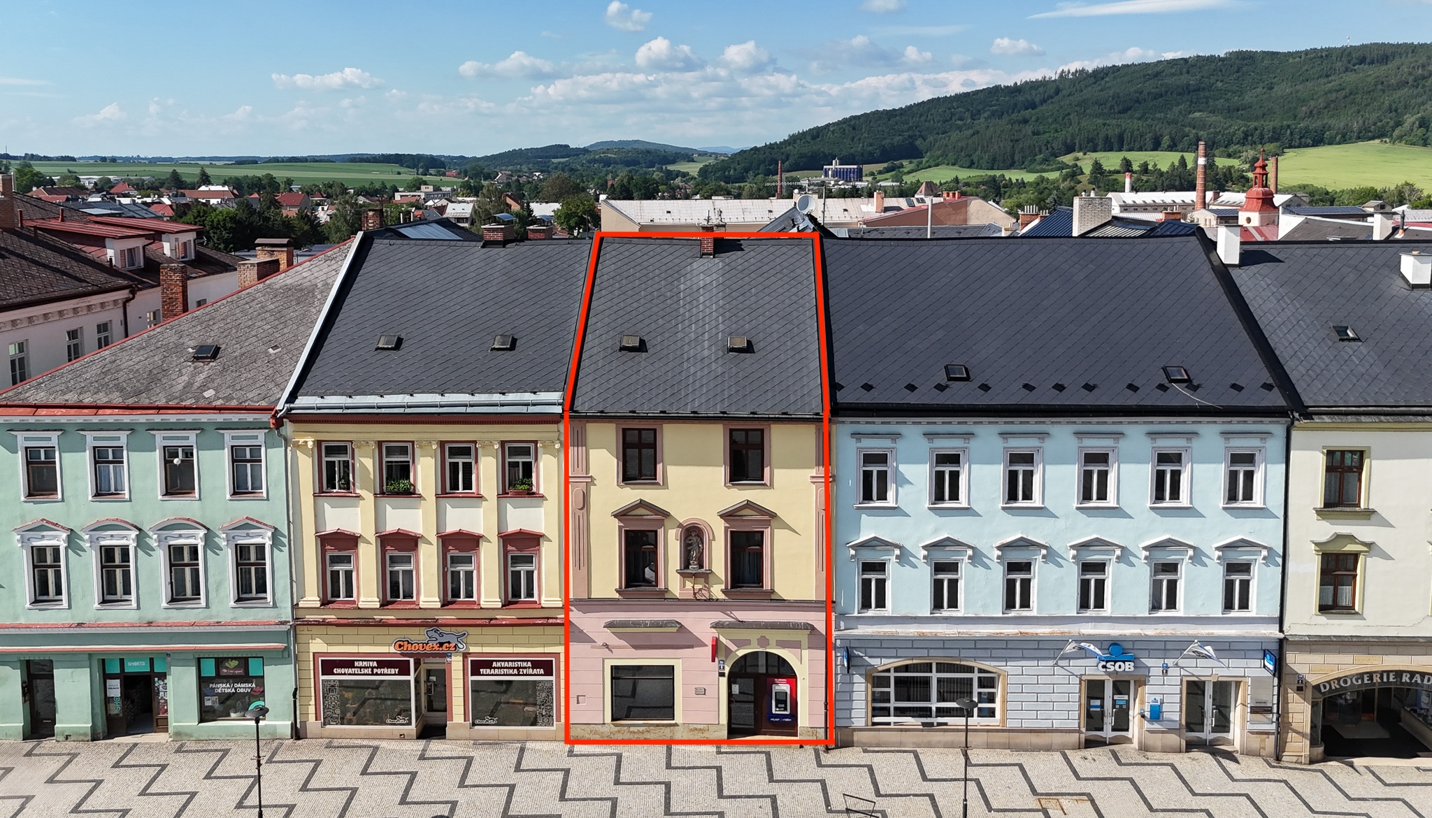 Prodej měšťanského domu nám. T. G. Masaryka, Moravská Třebová